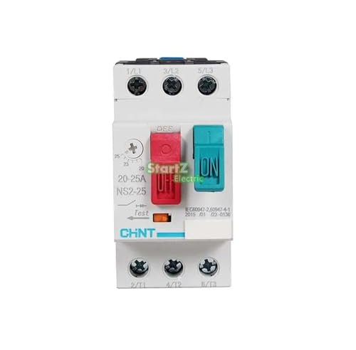 EDXFICDQ Protecteur de Moteur NS2-25 0,63a (0,4-0,63a), démarreur de Moteur, disjoncteur de Moteur, Interrupteur de Moteur GV2 ME