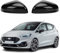 1 Paar Spiegelabdeckungen Ersatz für Ford Fiesta MK7 2017-2023/Puma 2019-2024, Auto Spiegelkappen Außenspiegel Außenspiegelkappe Rückspiegelkappe Abdeckungen Glänzend (Schwarz)