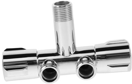 Uonlytech Doppelter Schalter Auslaufwinkelventil Für Toilette Und Dusche Badezimmer Zubehör G1/2 Aus Hochwertigem Ideal Für Spülkasten Und Duscharmaturen Langlebig Und