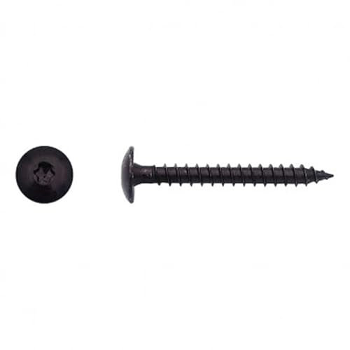 Vis pour penture Torx® Zingué noir - 6 x 30 mm- Vendu par 200