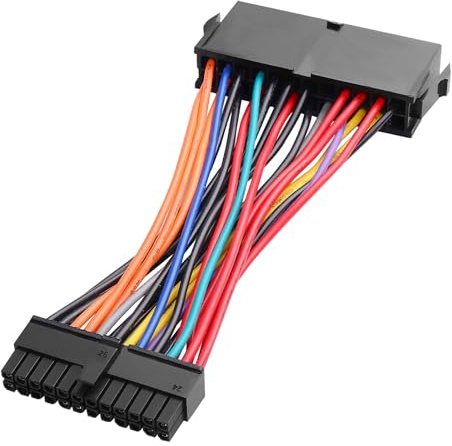 ELFJMZP ATX 24-Pin auf Mini ATX 24-Pin Konvertierungskabel, für OptiPlex 380/580/760/780/960/980 SFFPC Motherboard Power Switching PSU Anwendungen 13cm / 5.2in
