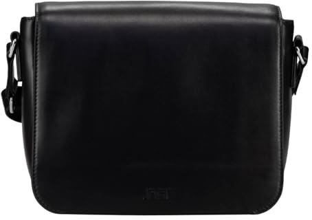 Jost Leder Schultertasche Umhängetasche Arva Shoulder Bag Black schwarz