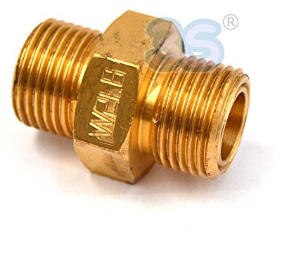 Adattatore raccordo in ottone per riduttore di co2 / o2 e bombola azoto - c5419000
