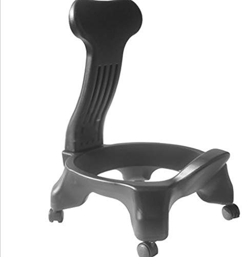 Zsh Yoga-Kugel-Stuhl, Büro Gymnastikball Stuhl mit Rückenlehne - Mit Übung, in Mehreren Farben erhältlich (Color : B)