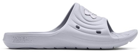 Under Armour UA B Locker IV SL Slide Tongs, Mod Gray/Mod Gray/White, 38.5 EU