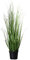 mucplants Dekogras im Topf - Künstlich & Naturgetreu - Höhe 60cm - Grasbüschel Ziergras Ufergras Kunstgras Grasbusch Schilfgras (Höhe: 60cm)