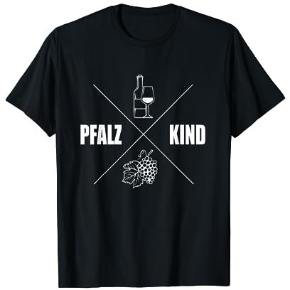 Pfalzkind Rheinland-Pfalz Mosel Pfälzer Damen Herren T-Shirt