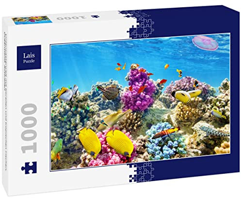 Lais Puzzle Unterwasserwelt mit Korallen und tropischen Fischen, Queensland, Australien 1000 Teile