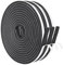 Yotache Dichtungsband Selbstklebend, fensterdichtung,6mm(B) x 6mm(D), Schaumstoffband mit hoher Dichte, Selbstklebendes Moosgummiband für Kollision Siegel Schalldicht (3 Rollen x 3M Lang)