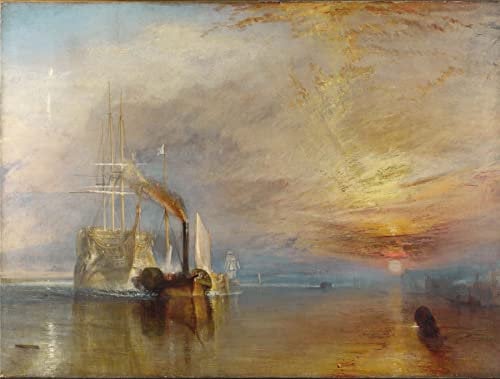 National Gallery 1000 Piece Jigsaw Puzzle - The Fighting Temeraire - Made In The UK - Incredibly Detailed - Hi-Def Image - 100% Recycled Puzzle Board