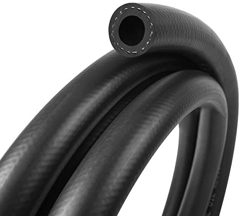 5/8 Inch (16mm) ID Fuel Line Hose 10FT NBR Rubber Push Lock Hose High Pressure 300PSI for Automotive Fuel Systems Engines