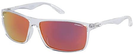 O'Neill ONS 9004 2.0 Men's Sunglasses 113P G Clear Crystal/Red-Orange Lens