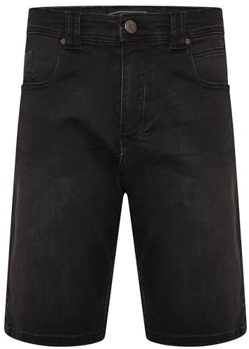 Denim Shorts Stretch Fabric Regular Side and Back Pockets Casual Belt Loops Kingsize Pants 40-60 Waist Dark Used/Black Used (VIGO2) (as8, Waist, Numeric_40, Regular, Regular, Black Used)