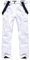 ALSOGO Herren Ski Bib Hose wasserdichte Winddichte Schneehose Outdoor Hose Snowboard Lätzchen mit Abnehmbarem Riemen White L