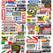 Adesivo per moto,Adesivi per Kit Moto Adesivi Sponsor Moto,Moto Adesivi Sponsor,Motocross Sticker Adesivi,per Decalcomanie per Moto,Sticker Motocross Grafiche,per Moto da Cross,Caschi e Skateboard