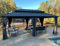 PURPLE LEAF Gartenpavillon 3.65 x 6 m Festem Dach, Basisch Pavillon Wasserdicht Stabil Winterfest Alu Pavillon mit Seitenwänden Hardtop Gartenpavillon mit Stahldach, Grau