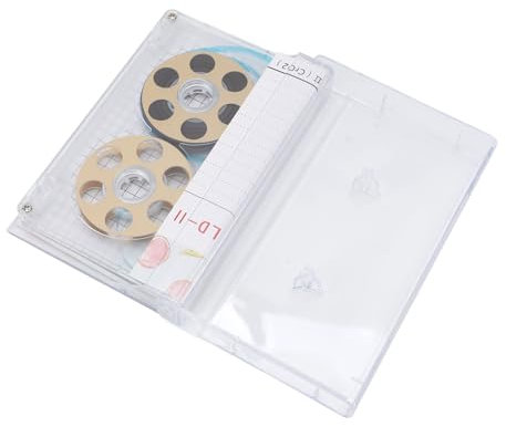 Reshow Cassettes Audio, Cassettes Vierges à Faible Bruit de 46 Minutes avec Roues Plaquées en Métal, Cassette Vide en Aluminium pour L'enregistrement de Musique, Conférences (Gold)