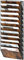 Solinxe Porte Document Mural 12 Étages en Bois - Organisateur Bureau A4 pour Papiers, Revues, Fichiers avec Rangement Intégré, Noir/Antique (Maison, École, Bureau)