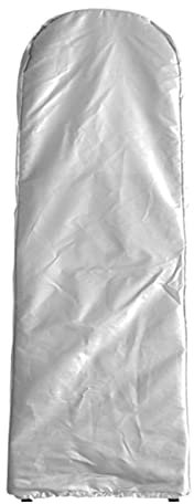 Waterproof Cover for Ladder, Step Ladder Protective Covers Dust-Proof Anti-UV, for Folding Ladders, Stepstools(Silver,50x195x12cm)