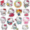 15 PCS Cute Cartoon Embroidered Iron On Patches Sew On Iron On Applique Embroidered Patches for Backpacks Bags Hats Dress Jacket DIY Craft Anime Clothing Decoration