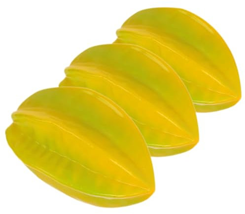 Zerodeko Requisite 3 Mini-Modelle Künstlicher Früchte Perfekt Für Die Ladendekoration