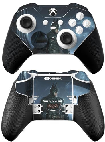 Head Case Designs Offizielle Batman Arkham Knight Batman Grafiken Vinyl Haut Gaming Aufkleber Abziehbild Abdeckung kompatibel mit Xbox Series X & S Elite Wireless Controller Series 2