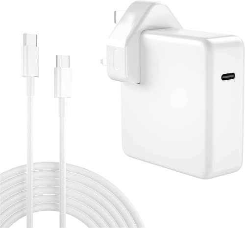 Zasunky 96W Type C Super Fast Charger,Compatible with MacBook Pro 16,15,14,13 Inch, MacBook Air 15/13 Inch, iPad Pro 2024-2018 lenovo and All USB C Devices Included 7.2ft Type C to C Cable