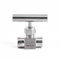 JASMKLX 1/8 1/4 3/8 1/2 BSP NPT Femmina Maschio Valvola a Spillo Gru 304 Acciaio Inox Controllo Flusso Acqua Gas Olio Maniglia a Forma Unica(1/8,Female TO Female_BSP)