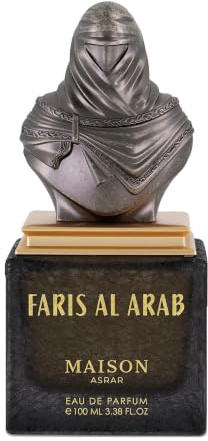 Maison Asrar Faris Al Arab Eau de Parfum, Maskuliner Orientalischer Duft für Herren, 100 ml