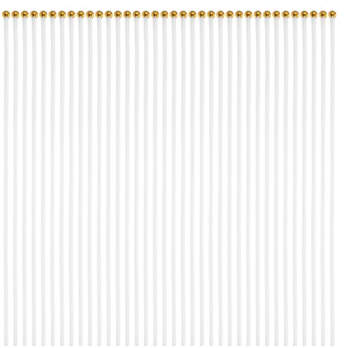 IWOWHERO 50 pezzi Aste Bandiera in Plastica Resistenti e Riutilizzabili per Festa Sport Ufficio Scuola Leggere Stabili e Facili da Usare