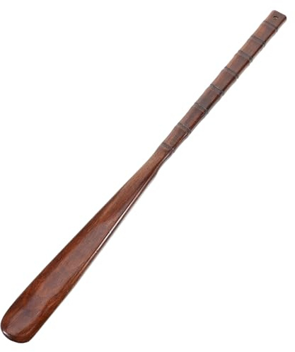 BESTonZON Chausse-Pieds en Bois à Long Manche 60 CM Accessoire Portable pour Enfiler Chaussures et Bottes Outil D’Aide à L’Enfilage à Domicile Pratique pour Seniors et Usage Quotidien