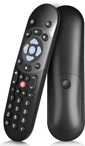 Telecomando di ricambio per Sky Q TV Box, funzione telecomando originale Sky, telecomando a infrarossi, compatibile con la maggior parte dei televisori, Plug & Play