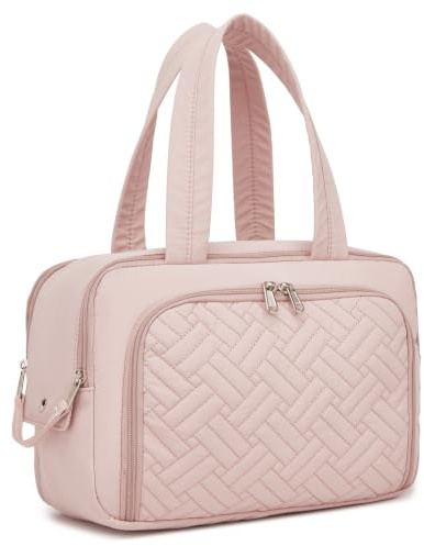 Kono Trousse de Toilette Voyage Femme Homme Étanche Grand Format | Ouverture grand angle, accès rapide et espace organisé pour cosmétiques, soins et accessoires du quotidien