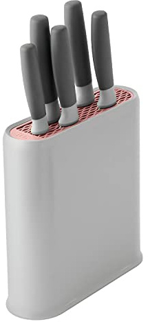 Berghoff 3950173 Universal-Set Tacoma + 5 Messer, Klinge aus Edelstahl, Soft-Touch-Griff, Grau
