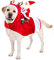 Kyerivs Weihnachtsmann-Hundekostüm Weihnachten Hundemantel Hung Winter Jacken Mantel Hundekostüme Weihnachten Hunde Haustier Kleidung justierbare Weihnachtsmann Kleidung für Haustier (XXL)