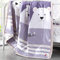 FANSU Couvre Lit Matelassé Réversible Dessus de Lit Couverture Climatisation Couette Parure de Lit Canapé l'Air Conditionné Imprimé Courtepointe (Ours,170x200cm)