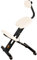 Mercurius Ergo-Soft OP Ergonomischer Stuhl Orthopädischer Kniestuhl Computerstuhl Kniehocker Stoff - Made in EU, CE, TUV (beig)