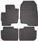 OMAC Gummi Fußmatten kompatibel mit Mitsubishi Colt Z30 2008-2012 5tür Automatte Schwarz 4X
