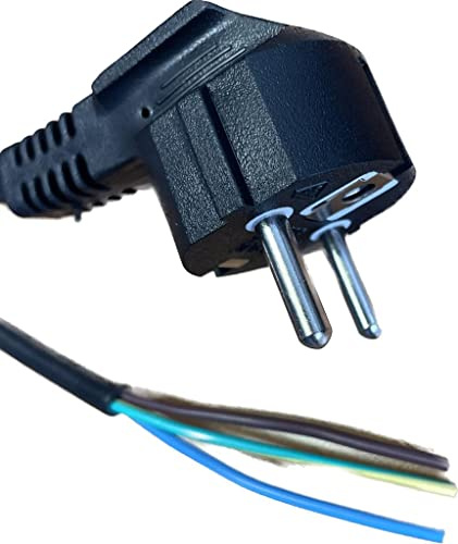 ARISTON Raccord mâle avec T/T 3 x 1,00 mm 2,0 m Noir