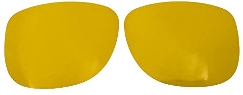 Wetnenss Replacement lenses for Rayban Justin RB4165 (54mm) Sunglasses/easy to install (Yellow no-polarized)