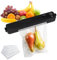 Vakuumierer Vakuumiergerät, Vakuumiergerät Mit 100 Vakuumbeuteln, Vacuum Sealer Folienschweißgerät Vakuumierer, Vacuumiergeraet Einschweissgerät Vakuum Maschine Für Trockene Und Feuchte Lebensmittel