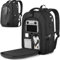 PEKREWS Custodia Mini 4 Pro, custodia rigida impermeabile, grande borsa per droni adatta a laptop da 15,6 pollici, zaino da viaggio compatibile con DJI Mini 4 Pro, RC 2/RC-N2, Fly More Combo e