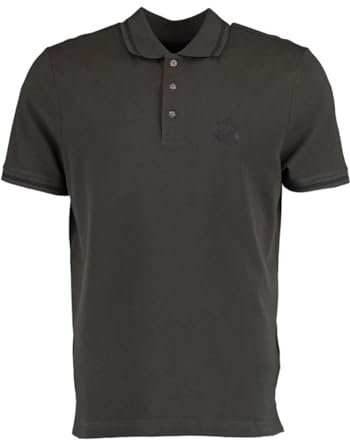OS Trachten Herren Poloshirt Kurzarm Jagdshirt mit Polokragen Drinpo, Größe:S, Farbe:trachtengrün