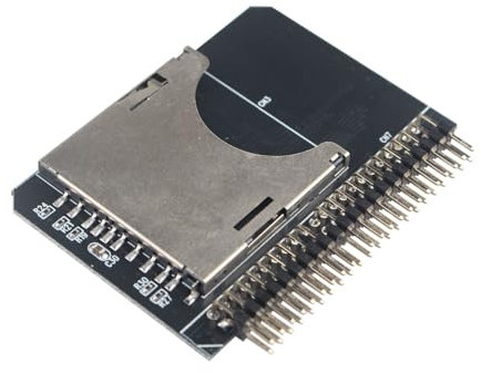 HALJIA SD Card to 2.5 Inch IDE Adapter SD SDHC SDXC MMC Memory Card to IDE 43 Male 44 Pin Adapter Converter Compatible with DOS Wince WIN98 XP Vista NT WIN7 8 10 Linux System