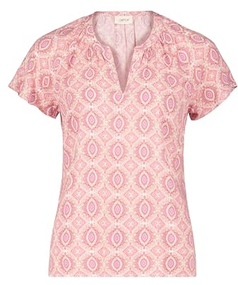 Cartoon Damen Blusenshirt mit Rüschen 36, Cream/Apricot