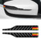Ruayia Auto Aufkleber 2 Stück Auto Sticker, Autospiegel Aufkleber Dekoration Sport Stripes Auto Seitenspiegel für Autos SUV LKW Geländewagen Zubehör - Stil 2