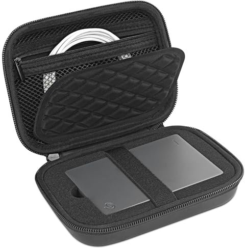 STUKCAZE External Hard Drive Case for Seagate 1TB 2TB 4TB 5TB HDD Hard Drives EVA Portable Carrying Case