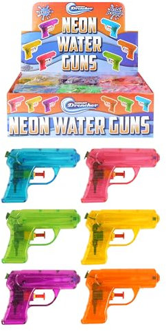 Henbrandt 20 x Mini Water Pistols 11cm Kids Toys Summer Fun Paddling Pool Garden Party Water Gun Pocket Money Toy Outdoor Game Party Favour Loot Bag Fillers for Boys and Girls