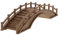 OUNONA Miniatur Holz Brücke Modell Bogen Brücke Schmuck Für Garten Mikroszenen Dekoration DIY Bonsai Zubehör