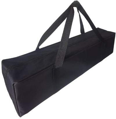 Tent Storage Bag, Large Outdoor Carrying Case, 600D Oxford Cloth Material, Reinforced Shoulder Strap Support, Foldable Cushion Organizer for Monopods Chairs Camping Travel Patio Garden Equipment Use